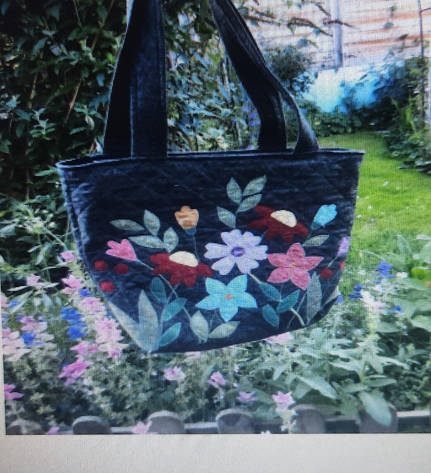 Floral Applique Bag Pattern