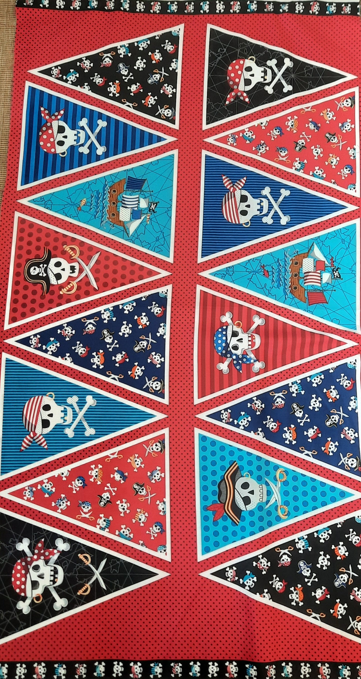 Pirate Bunting Panel