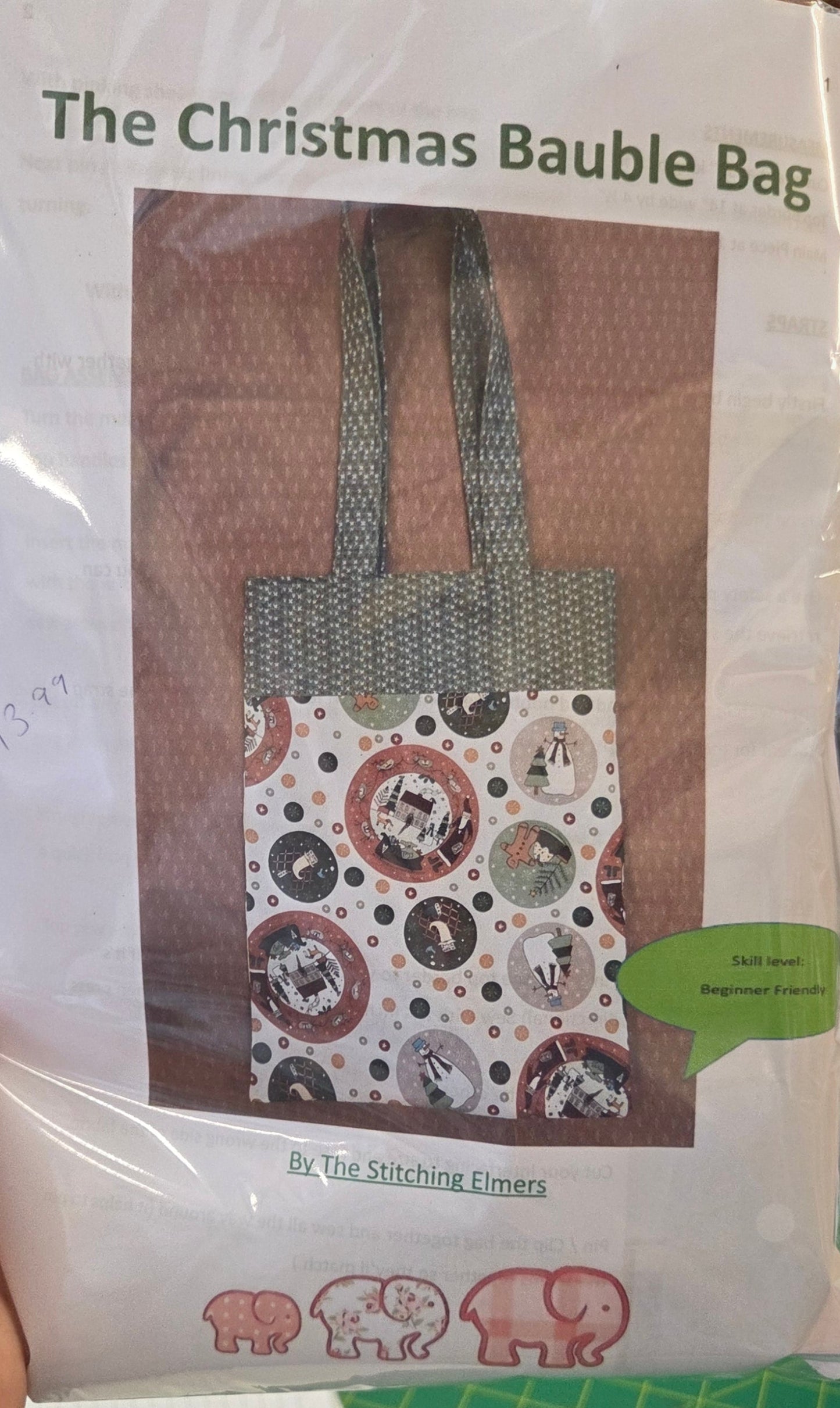 The Christmas Bauble bag Kit!