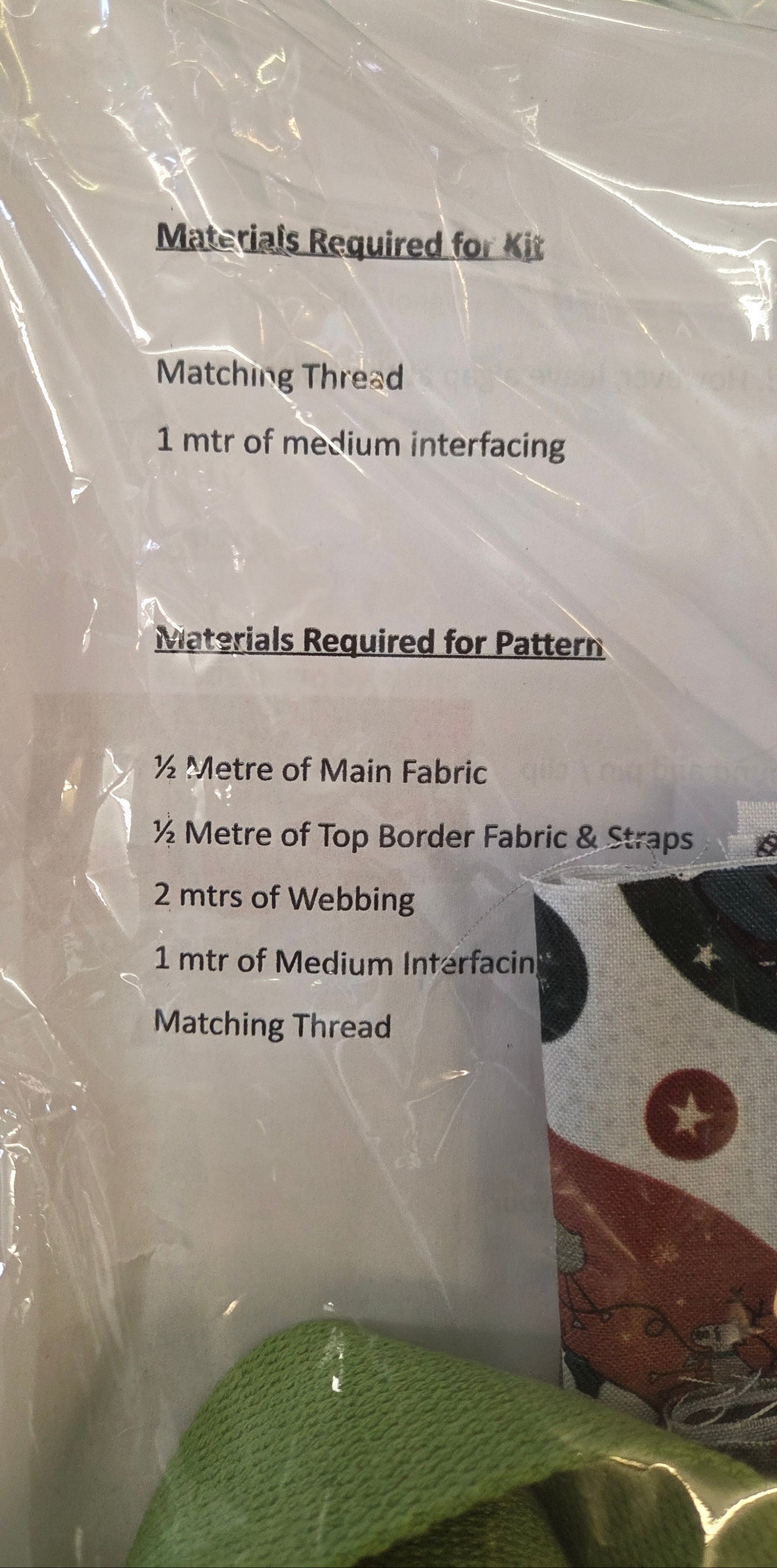 The Christmas Bauble bag Kit!