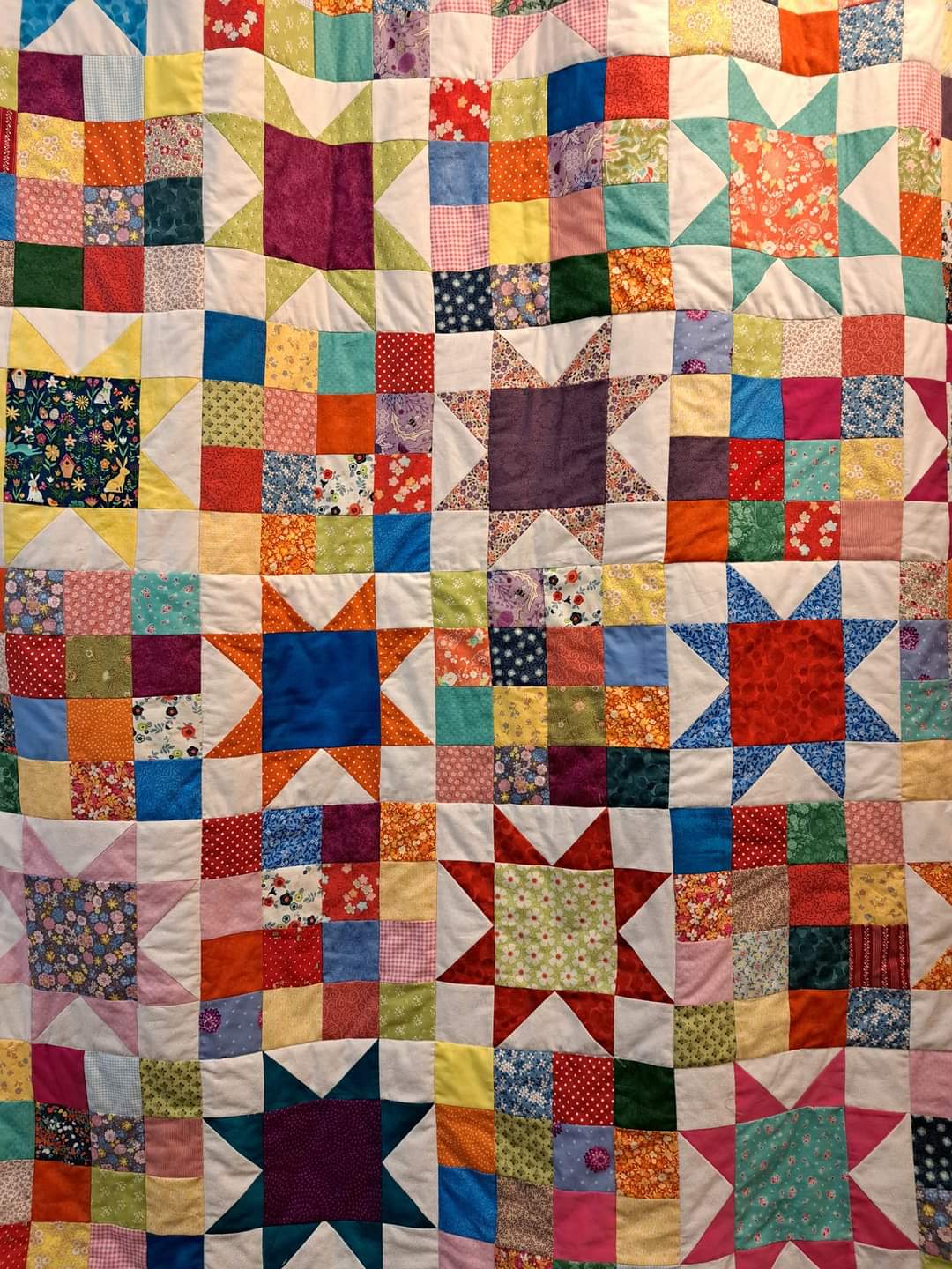 Scrappy Star Quilt