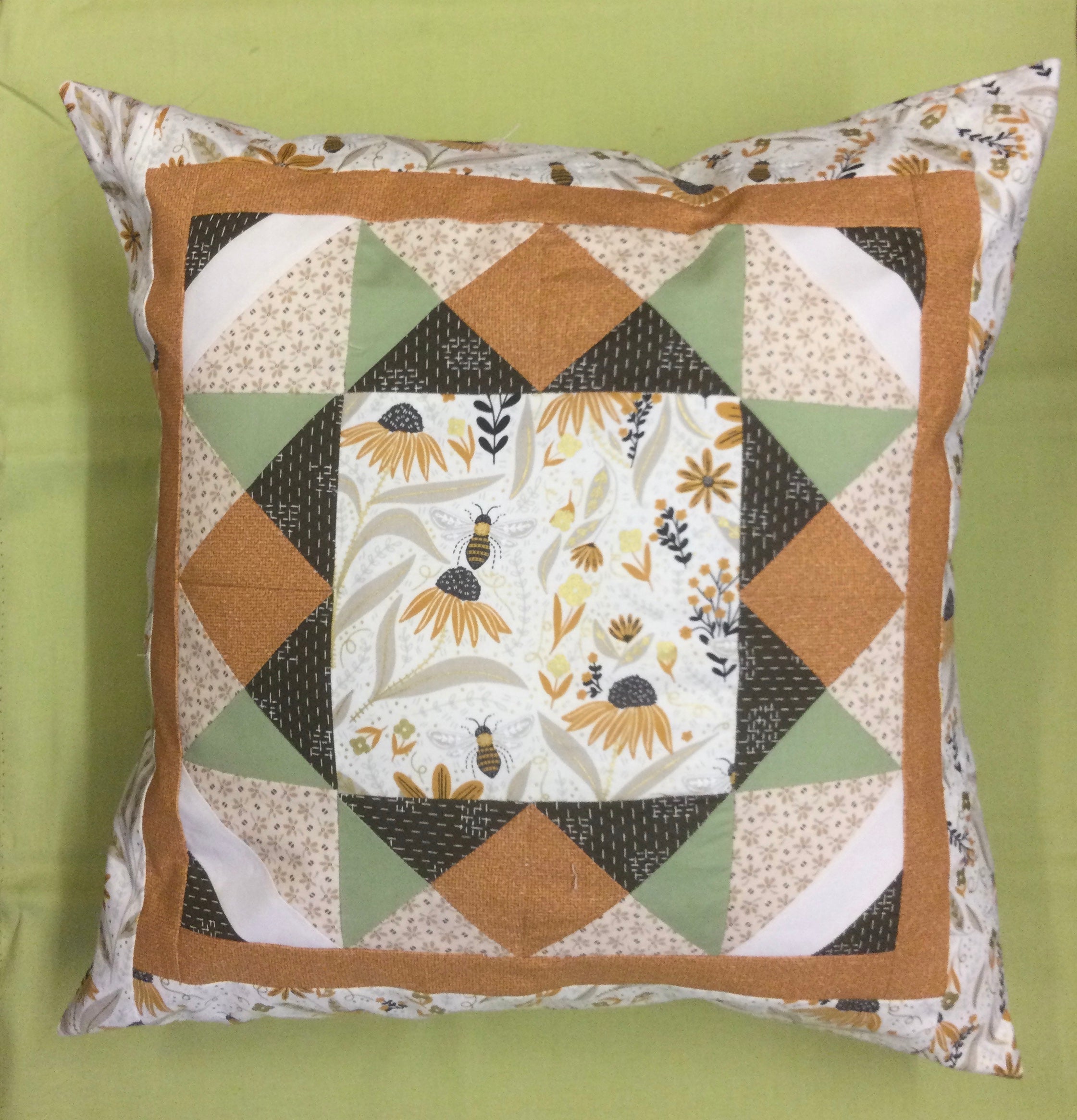 Busy Golden Bees Cushion