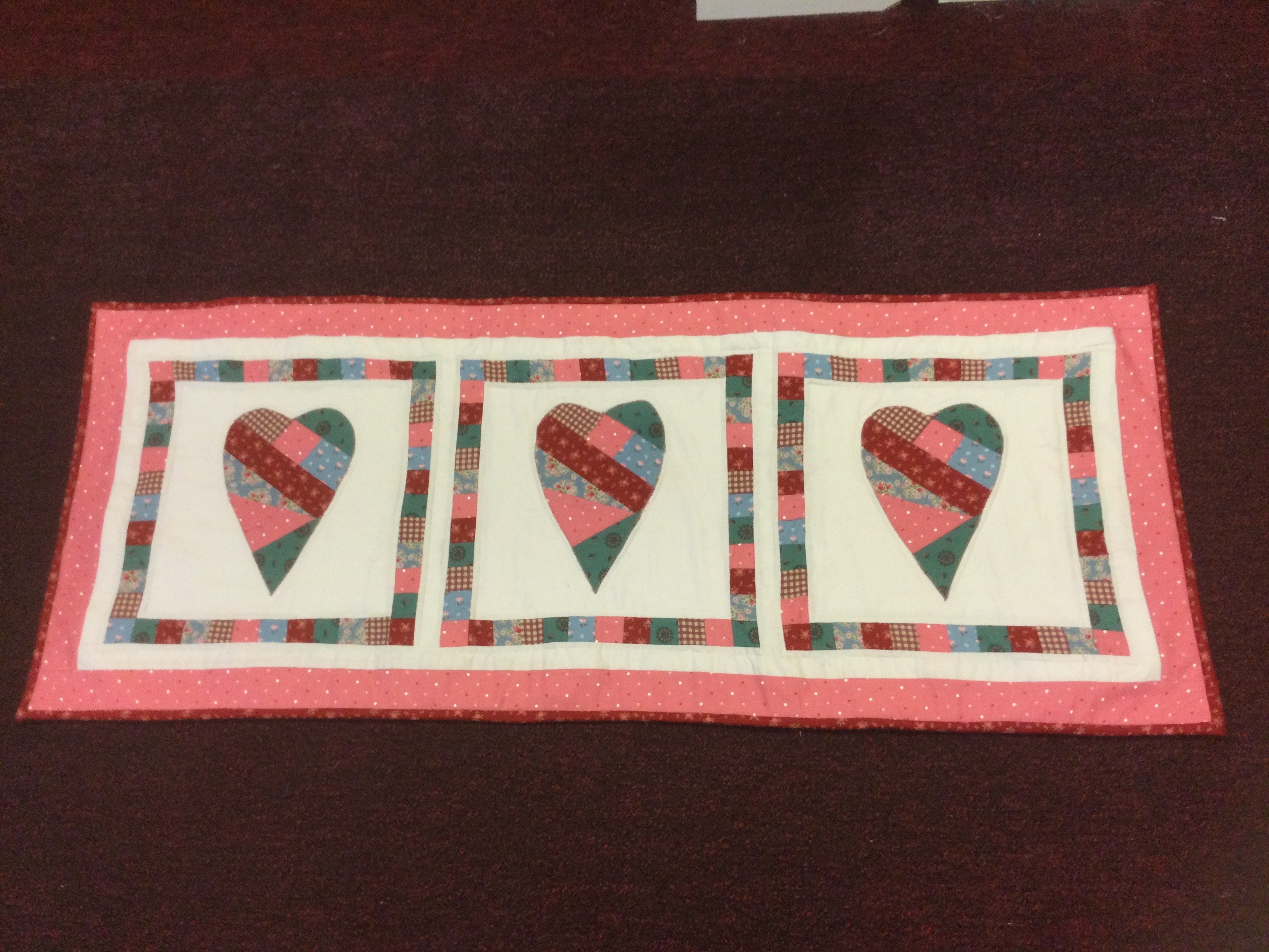 Heart Table Runner