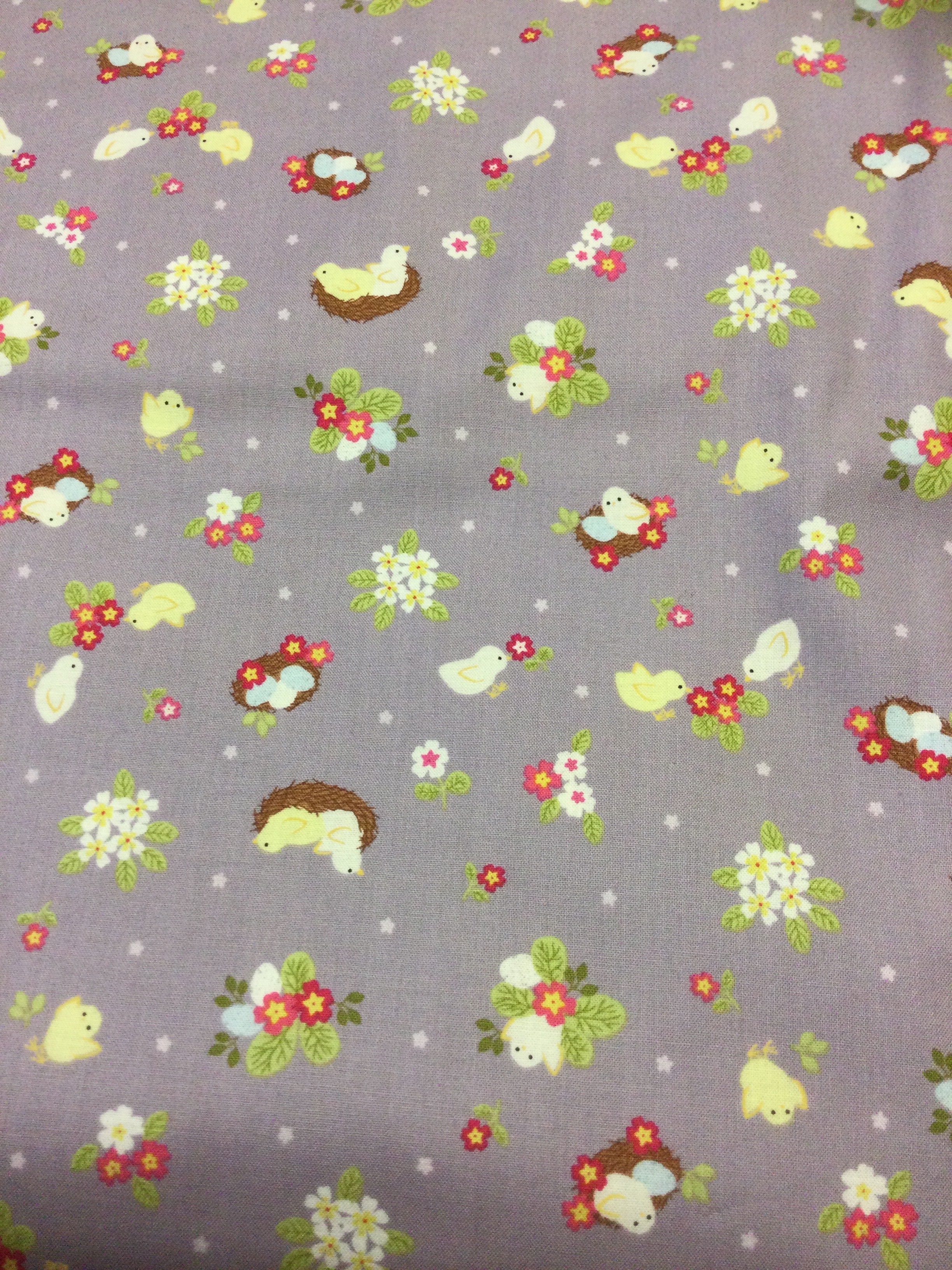 Bunny Hop: Chicks on grey