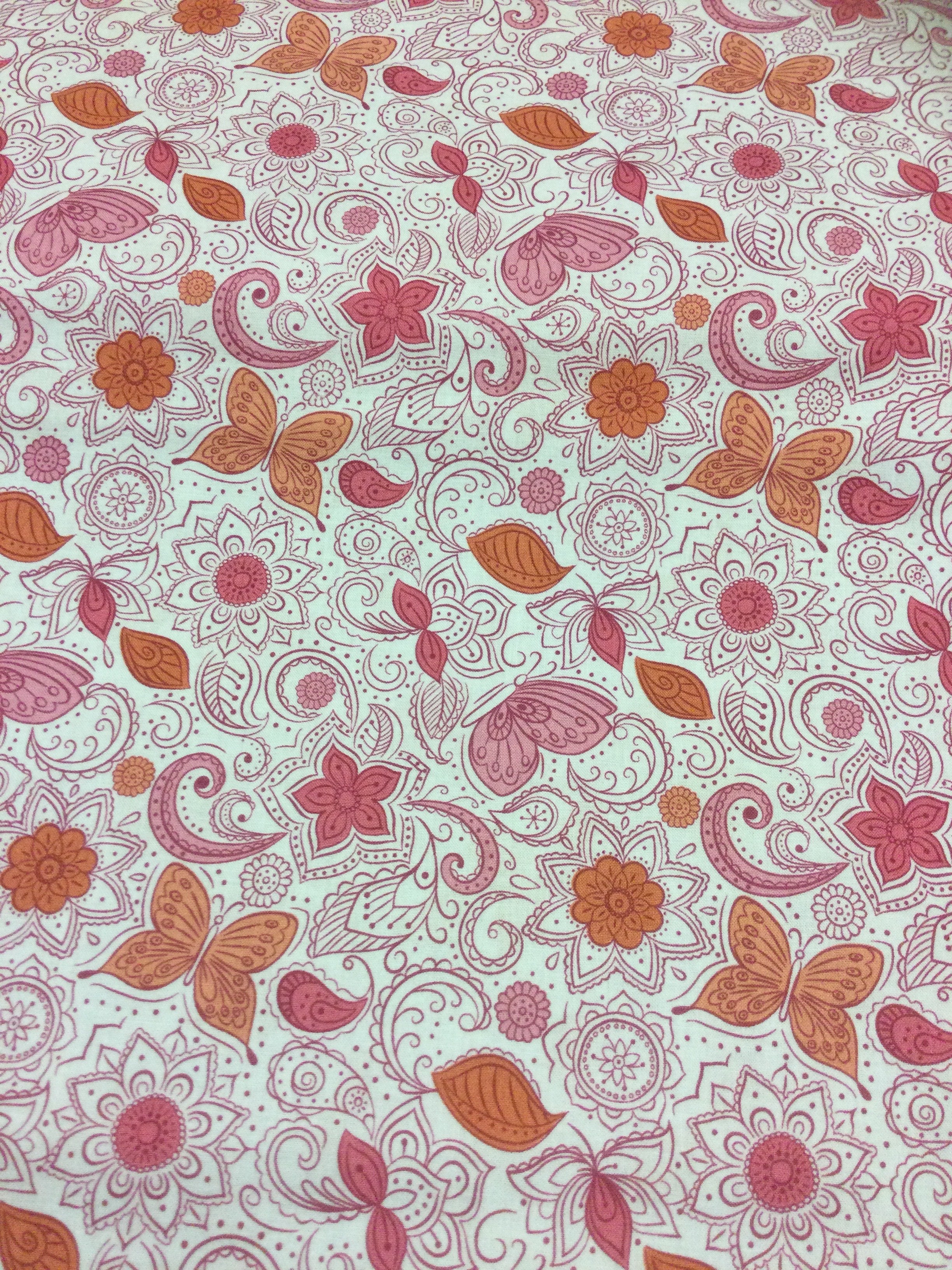 Sew Mindful - Pink Butterflies