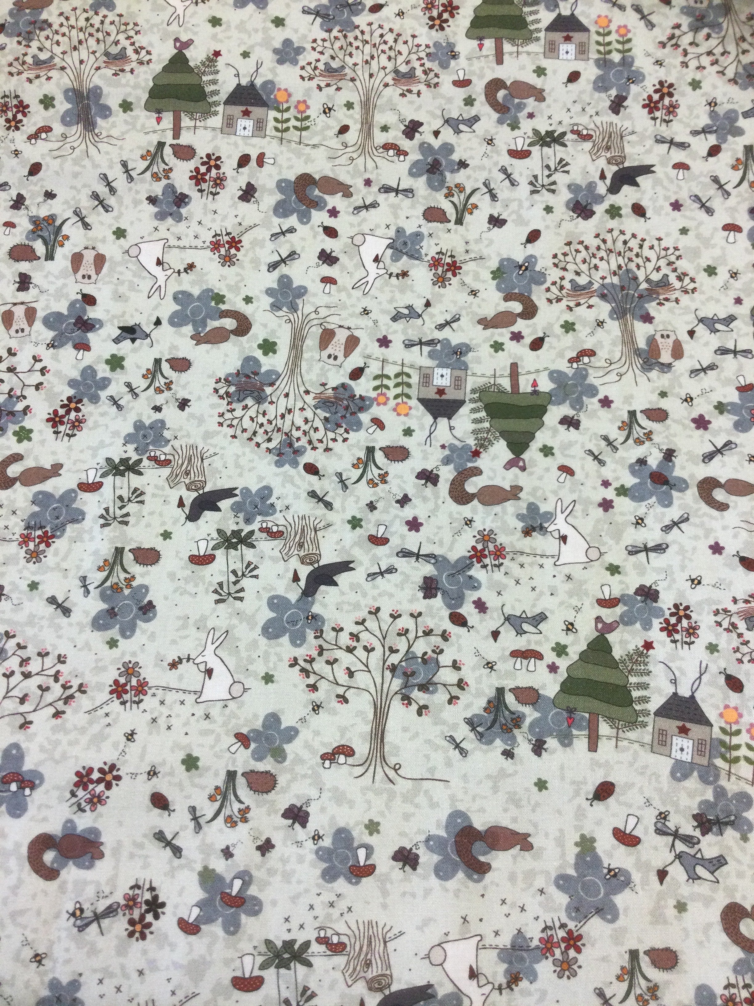 Corner of the woods- Woodland on grey