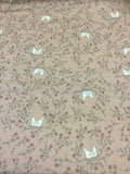 Corner of the Woods- Nesting Hens on Pink