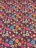 Calico Cowgirl- Flowers on brown